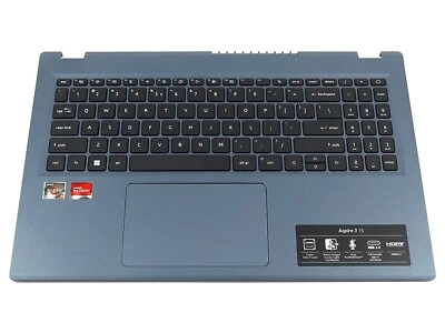 ACER ASPIRE 3 A315-24P PORTÁTIL TECLADO EE. UU. REPOSAMANOS MONTAJE PANEL TÁCTIL AM3ZC000600 Foto 1 de 2