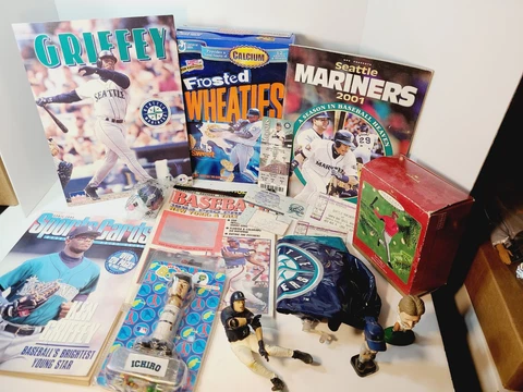 Seattle Mariners memorbilla Ken Griffey, Ichiro Ticket Stubs etc Cover