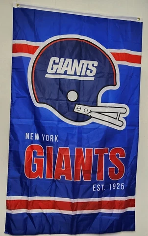 New York Giants Est. 1925 3x5 Flag Logo Man Cave Football Banner NFL Cover