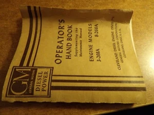 General Motors Diesel Power 3-268A & 8-268A Motormodelle Operator’s Hand Book - Bild 1 von 2