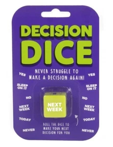 Gift Republic - Decision Dice NEW - Picture 1 of 2