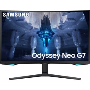 Samsung Odyssey Neo G7 32" 4K UHD VA 165Hz 1ms Curved Gaming Monitor- New Sealed