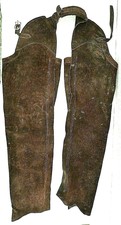 Chaps rodéo en cuir
