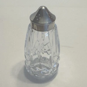 1 Waterford Lismore Crystal Salt Shaker Etched Excellent Signed - Picture 1 of 10