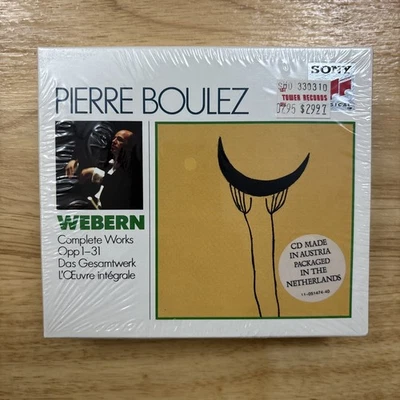Pierre Boulez: Webern - Complete Works Opp. 1-31 (CD, 1991, 3 Disc) New Sealed - Image 1 of 4