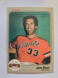 1983 Fleer Jim Barr #252 NM - Bild 1 von 1