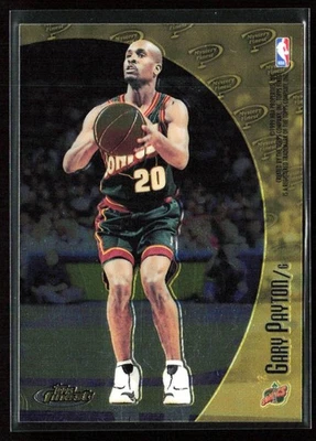 Gary Payton 1999-00 Topps Finest #M34 Seattle SuperSonics - Image 1 of 3