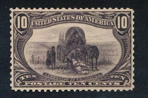 UNITED STATES (US) 290 MINT F-VF LH, 10c TRANS MISSISSIPPI - Picture 1 of 2