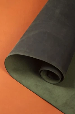 Piel de cuero Green Crazy Horse - Premium vegetal curtido grano completo 2m2 Foto 1 de 4