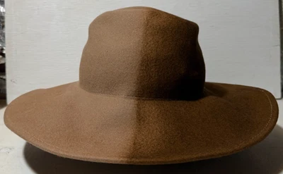 Eugenia Kim Emmanuelle  1/2  Dip Dye Wool Fedora Hat - Image 1 of 4