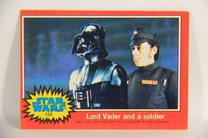 Star Wars 1977 Trading Card #132 Lord Vader And A Soldier ENG Topps L019928 - Picture 1 of 2