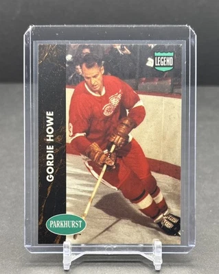1991-92 PARKHURST NHL #PHC1 Gordie Howe Detroit Red Wings Legend Collectible - Image 1 of 2