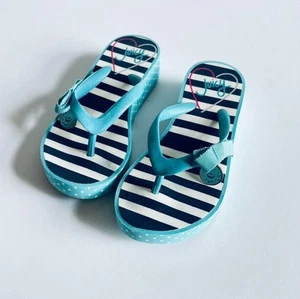 Neue Juicy Couture Muschel Flip Flops Größe 12 - Bild 1 von 8