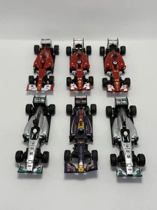 Carrera F1 Cars Bundle X 6 Ferrari, Mercedes & Redbull Untested - Picture 1 of 13