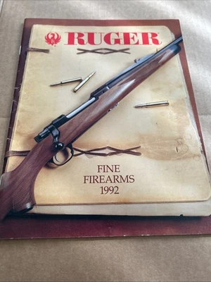 1992 RUGER FIREARMS CATALOG, NEW RUGER LONG GUNS - Image 1 of 4