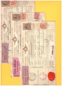 Italy Italia valore dichiarato 1898 to Switzerland - classic stamps Genova - Picture 1 of 2