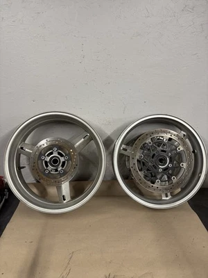 Задний передний обод колеса 2003 03–07 Suzuki SV1000 SV1000S 17x3,5 от оригинального производителя набор #0225 - Изображение 1 из 4