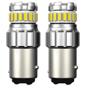 1157 2357 LED TURN SIGNAL LIGHT BULB ANTI HYPER FLASH SUPER BRIGHT WHITE - Picture 1 of 8