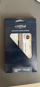 Crucial Ballistix ram 16GB DDR4 3600 CL16 BL2K8G36C16U4WL - Picture 1 of 2