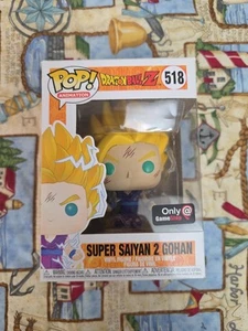 Super Saiyan 2 Gohan Funko Pop 518 GameStop con protector suave - Imagen 1 de 4