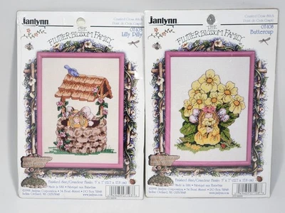 Kit de punto de cruz contado Flutter Blossom Family lote Buttercup & Lilly Pilly 1998 Foto 1 de 4