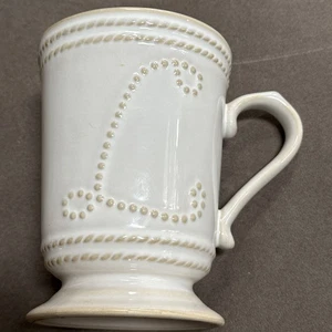 Nueva taza de té de café con monograma de gres con cuerda Food Network sin etiquetas 12 oz - Imagen 1 de 5