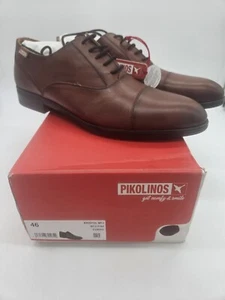 Pikolinos Mens Bristol- Cuero M7J-4184 -Cushioned EU 46 US 12 NEW - Picture 1 of 9