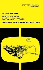 John Deere F670A F670AH F680A Pflug Bedienungsanleitung - Bild 1 von 1