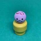 Vintage Fisher Price Little People Boy Yellow Plastic Base Body