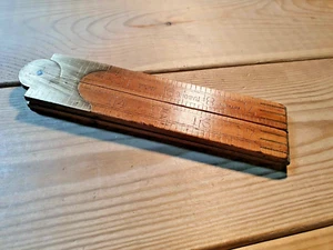 Vintage Rabone No 1380 Buchsbaum Tischlerei Lineal alt Holzbearbeitung Handwerkzeuge Lineal - Bild 1 von 10