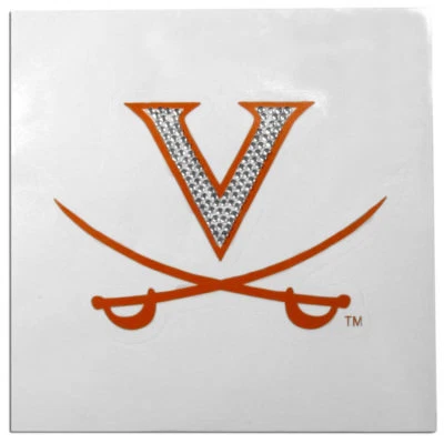 Virginia Cavaliers Vinyl Bling Auto Decal NCAA Licensed - Image 1 of 3