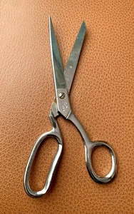 Vintage Farr Stainless Steel Scissors 8”  L Shears Fabric Crafting Made in USA - Picture 1 of 4
