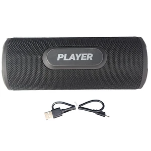 Blue Tees The Player Golfing Speaker Portable Magnetic Tube IPX7 Waterproof BLK - Picture 1 of 15