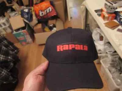 sin usar nuevo Rapala Minnow señuelos pesca negra gorra de béisbol unisex adulto Foto 1 de 4