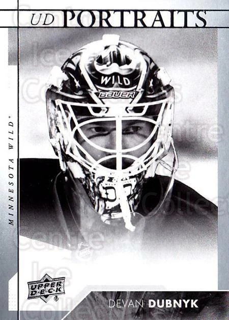 2017-18 Upper Deck UD Portraits #37 Devan Dubnyk - Image 1 of 1