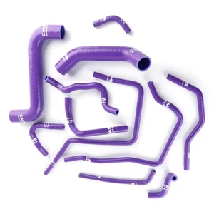 Silicone Radiator Heater Hoses for 2000-07 Subaru WRX/STI GD GG EJ20 EJ25 Purple - Imagen 1 de 11