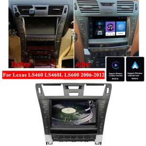 9" Stereo Radio Navi GPS FM For 06-12 Lexus LS460 Build-in Carplay Android Auto - Picture 1 of 22