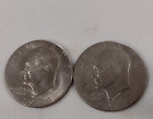 Lot de (2) pièces d'un dollar 1974 Liberty Eisenhower