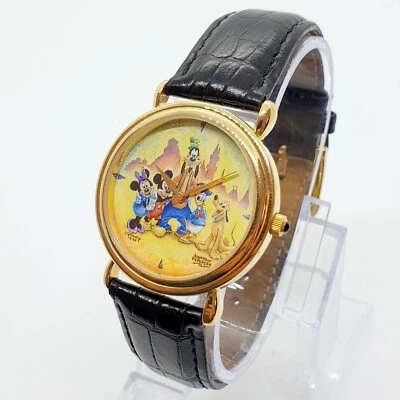 Reloj Pulsera Personalizado Mickey Mouse and Friends Raro Disney para Hombres y Mujeres Años 90 Foto 1 de 4
