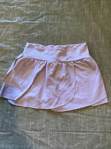 Capezio Pull On Skirt Girls Pink Ruffle Skirt Mock Wrap New T Pre-owned RN633562 - Picture 1 of 9