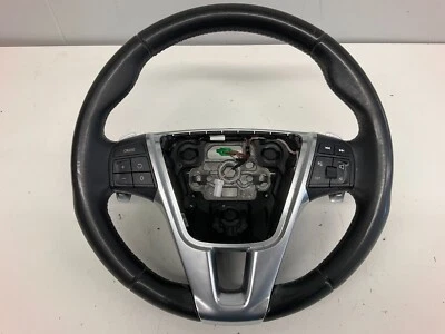 Volante de cambio de paleta de cuero negro Volvo S60 V60 11-18 31332534 Foto 1 de 4