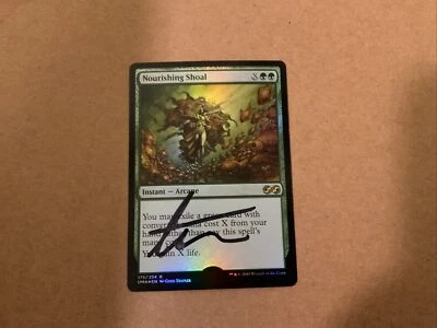 MTG Magic Nourishing Shoal FOIL Signed Artist Proof x1 UMA Greg Staples - Image 1 of 2