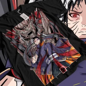 Obito Uchiha Shirt Tobi Naruto Japanese Anime Manga Unisex T-Shirt Soft Tee - Picture 1 of 2