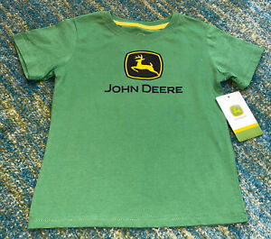 John Deere Toddler 3T Logo Green Tee Shirt - NEW 100% Cotton