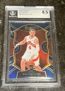 2020-21 Panini Select Blue Retail #89 Malachi Flynn - BGS 8.5 Graded