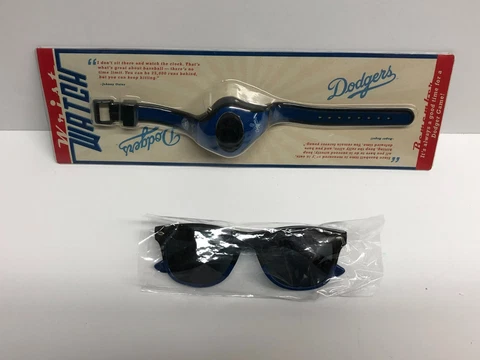 Los Angeles Dodgers Wrist Watch and Sunglasses Cover