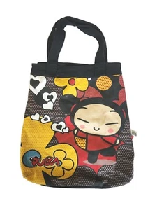 Pucca Grupo Ruz Messenger Tote Bag Black Limited Edition  - Picture 1 of 11