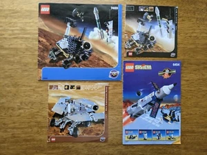 LEGO 7469 7471 6454 Mars Exploration Book Manual 4 Booklets Instructions Lot - Picture 1 of 14