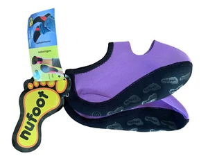 Nufoot Women's S Shoes Foldable Flexible Flats Slipper Socks Yoga Travel Grips - Picture 1 of 2