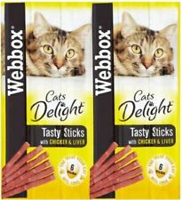 Webbox Delight Cat Sticks with Chicken and Liver 30g (Pack of 6)